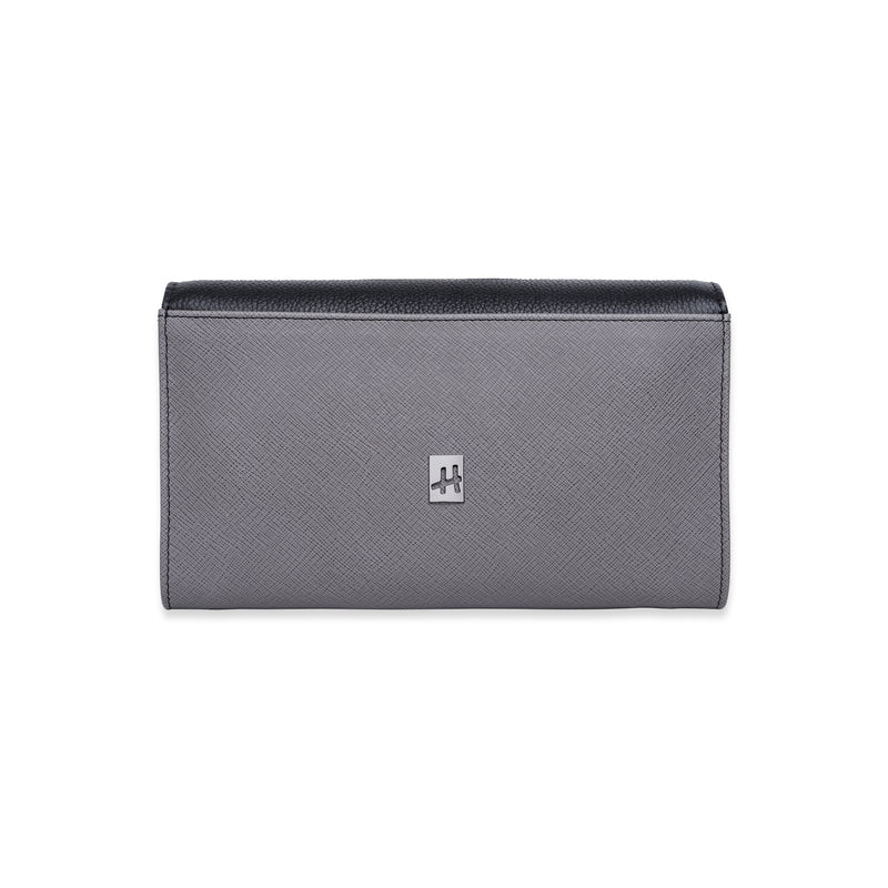 LADIES BAG - GREY BLACK